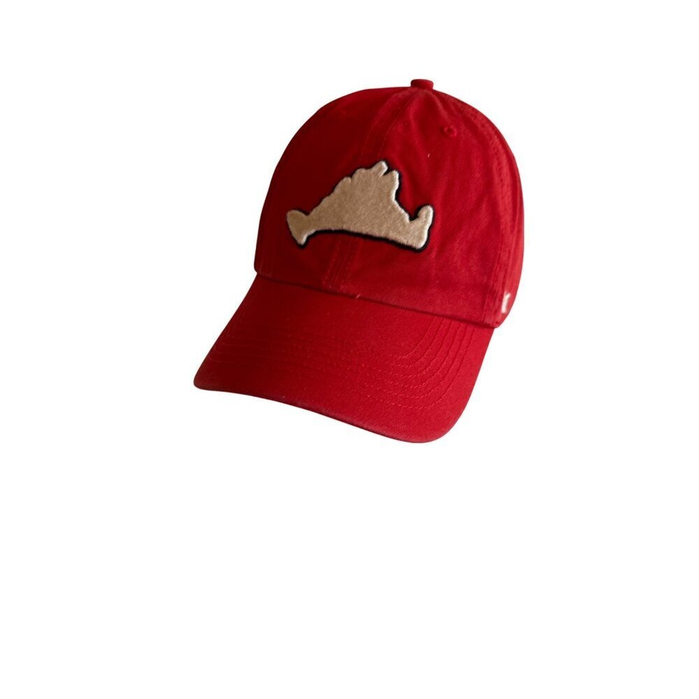 Vineyard Red Baseball Cap Adjustable Strap Hat